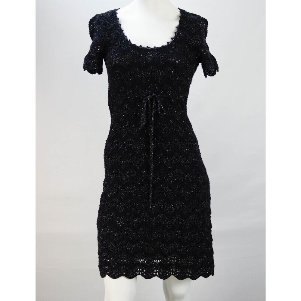 Paul & Joe Paris Black Bodycon Knit Dress Fr. 36, US 4
